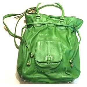 Isaac Mizrahi Leather Shoulder Bag (Large)